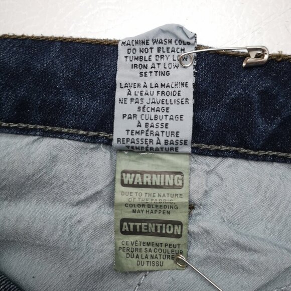 Tattoo Jeans Ladies Size 33 Medium Wash Bermuda Length Jean Shorts - Picture 6 of 12